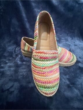 Joie Multicolor Braided Espadrille Flats